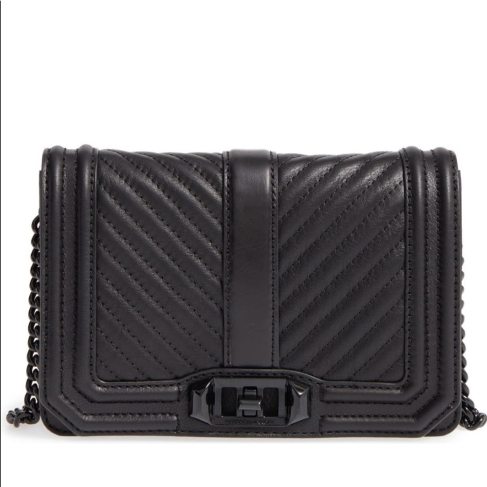 Rebecca Minkoff Small Love Leather Crossbody